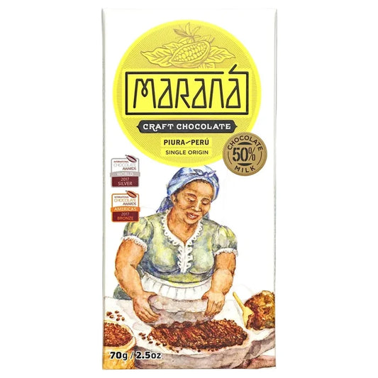 MARANA 50% Peru Milk Chocolate