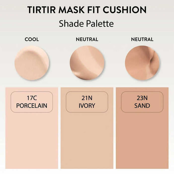 TIRTIR Mask Fit Cushion (3 Shades) Nudie Glow Australia