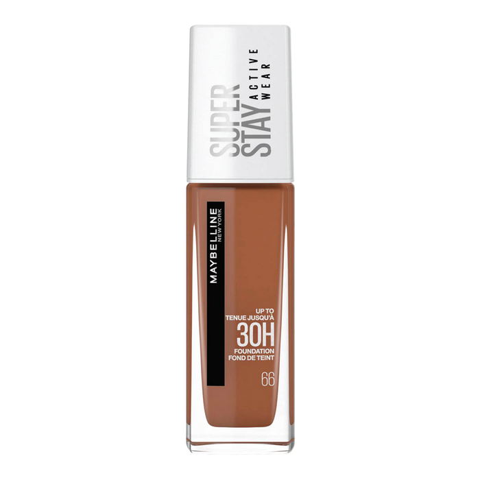 Maybelline Super Stay 30H Foundation 66 HAZELNUT – full coverage, matte, oil-free and transfer-resistant makeup