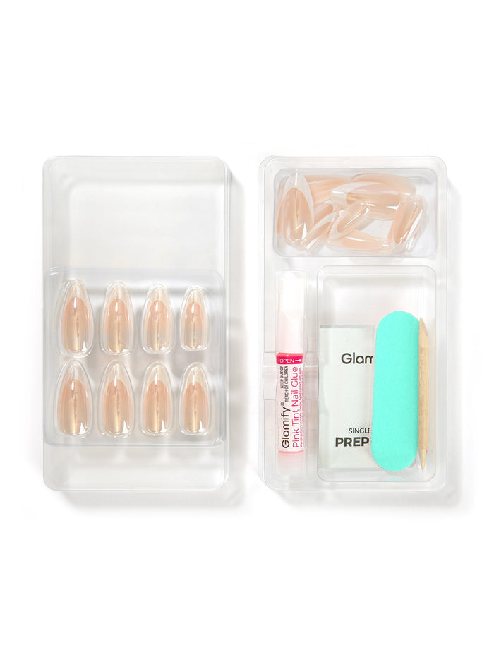 Mesmerize Premium Press On Nails - ntmr-05-almond-medium