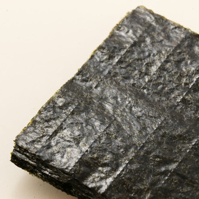 Mikuniya’s Aonori Yakinori Seaweed Sheet for Sushi - Imperial Grade 10 pcs - 焼青混海苔 超特選
