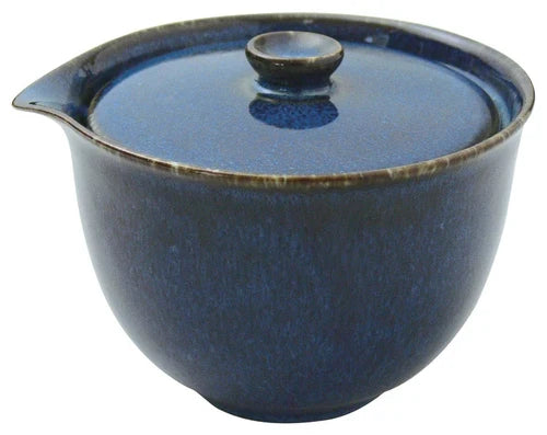 Minoyaki Houhin Shiboridashi Kyusu Tea Pot (Blue, 180 ml)