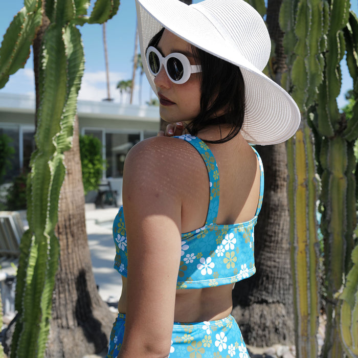 Mod Swim Lana Crop Top - Modfest Floral
