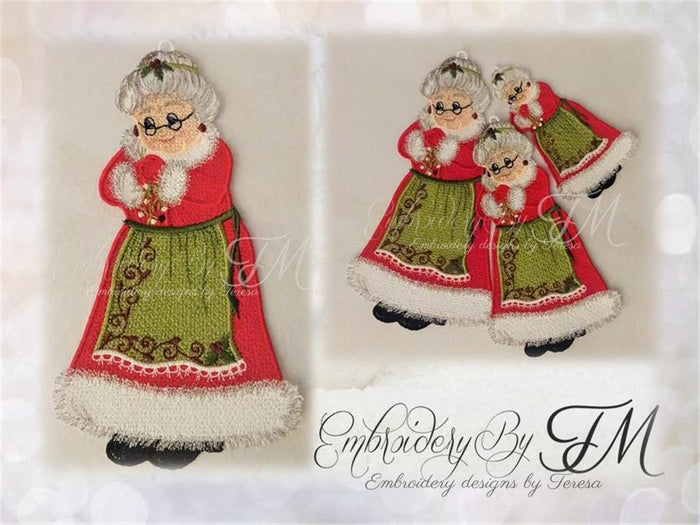 Mrs. Santa Claus FSL / three sizes