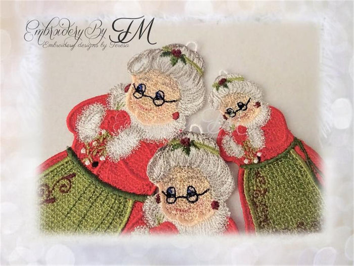 Mrs. Santa Claus FSL / three sizes