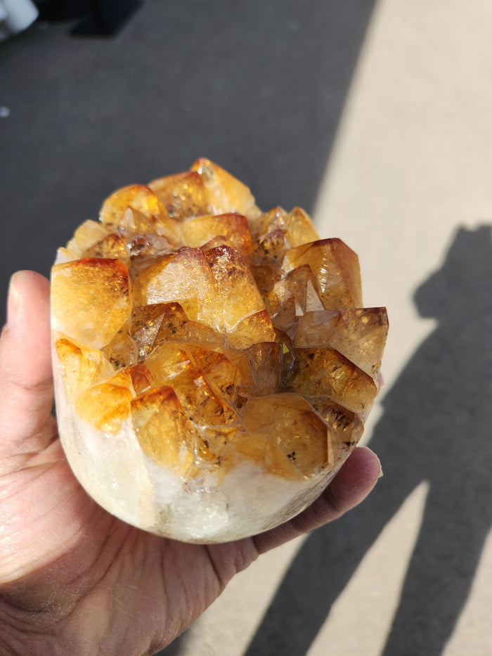 Natural Citrine Egg Cluster: The Perfect Blend of Beauty, Positivity, and Financial Success - Shwasam