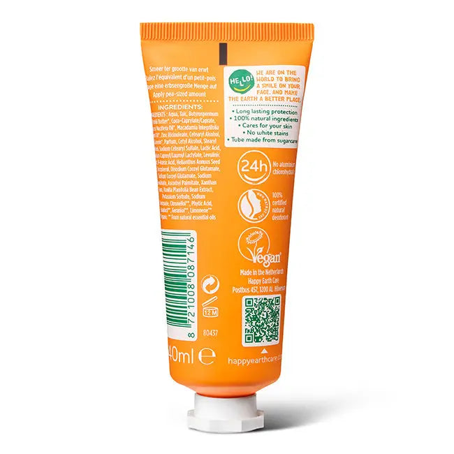 Natuurlijke Deodorant Crème Rose Petitgrain Happy Earth