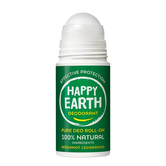 Natuurlijke Deodorant Roller Bergamot Cedarwood Happy Earth