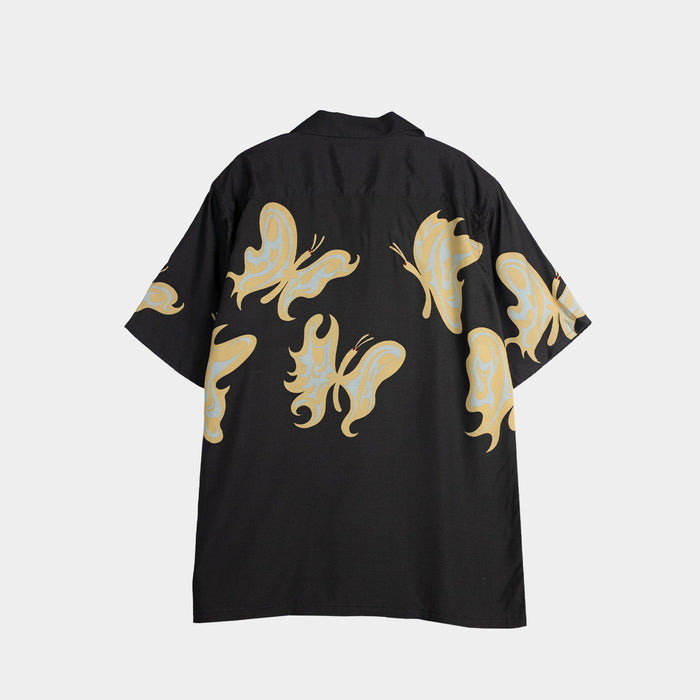 Needles x Kae Tanaka S/S ONE-UP SHIRT, Black