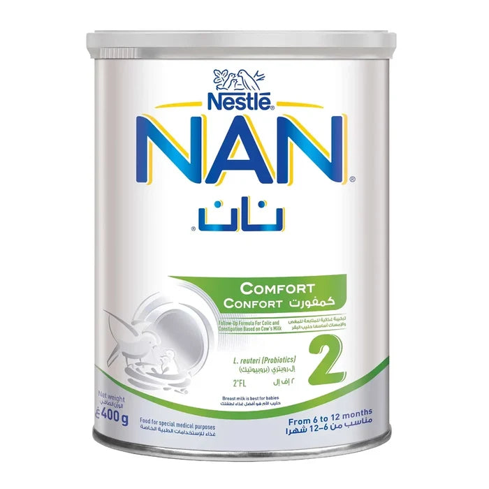 Nestle NAN Comfort 2 Follow-Up Infant Formula - 400g, Dairy Formula