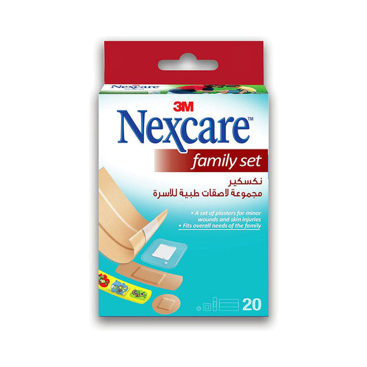 Nexcare Family Set Assorted Bandages - 20 Pieces, Medical Tape & Bandages