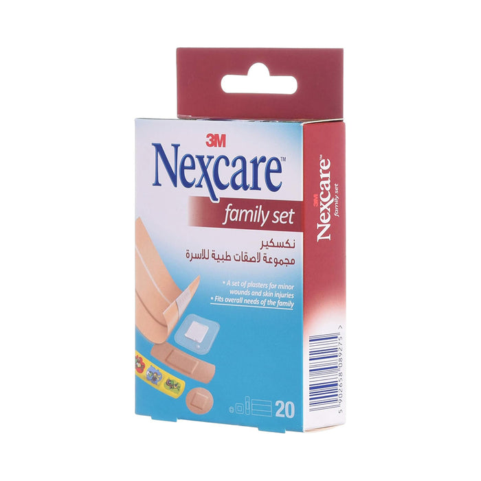 Nexcare Family Set Assorted Bandages - 20 Pieces, Medical Tape & Bandages