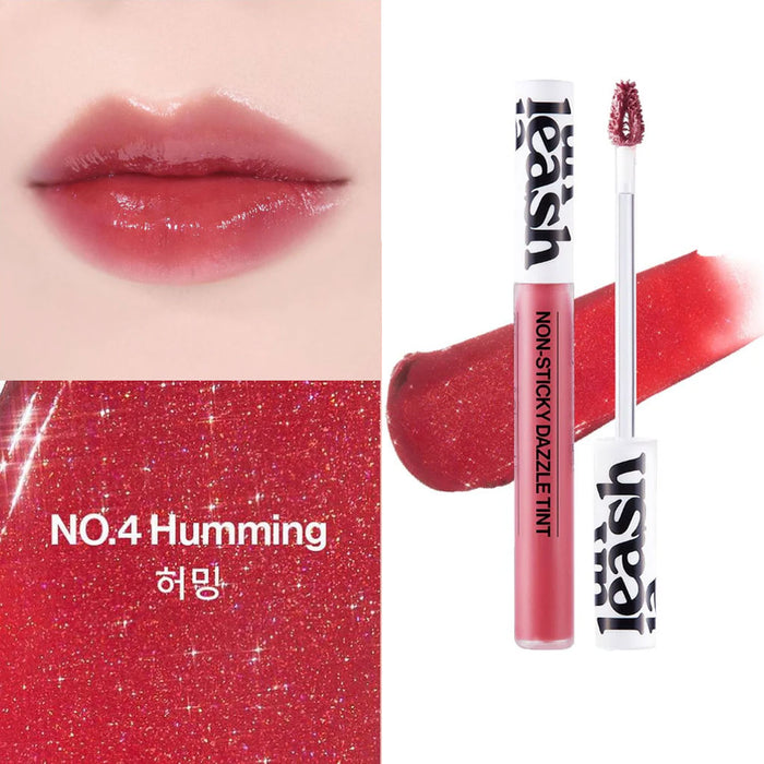Unleashia Non-Sticky Dazzle Tint NO 4 HUMMING Nudie Glow Australia