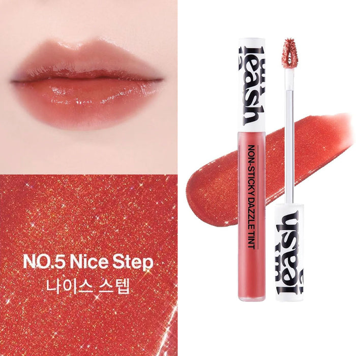 Unleashia Non-Sticky Dazzle Tint NO 5 NICE STEP Nudie Glow Australia