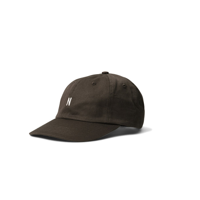 Norse Projects TWILL SPORTS CAP, Espresso