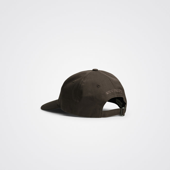 Norse Projects TWILL SPORTS CAP, Espresso