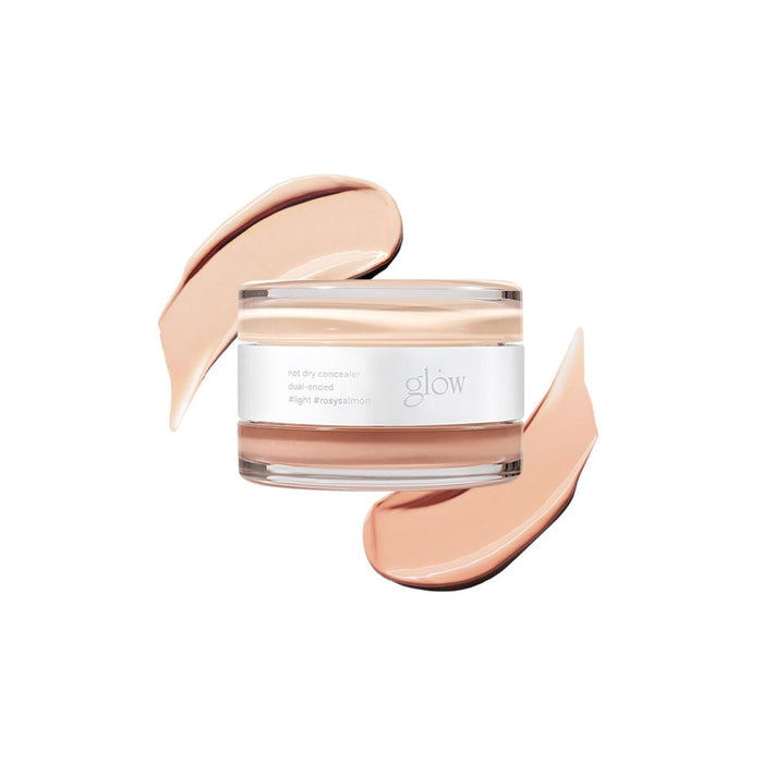Glow Not Dry Concealer Dual-Ended #light + #rosysalmon Nudie Glow Australia