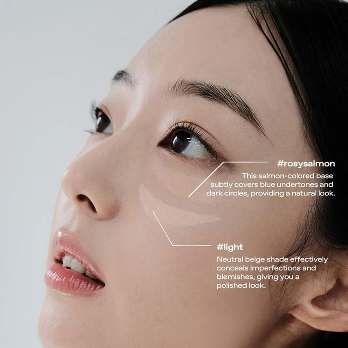 Glow Not Dry Concealer Dual-Ended #light + #rosysalmon Nudie Glow Australia