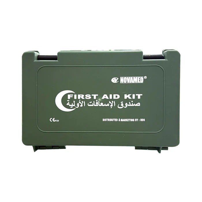 Novamed Empty First Aid Box (Green) for 25 Persons, First Aid Kits