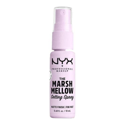 NYX Marshmellow Setting Spray Mini 18ml 10-in-1 matte 16-hour vegan travel size