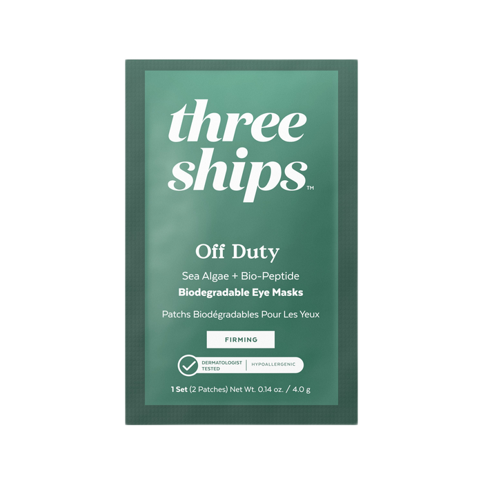 OffDuty™ Sea Algae + Bio-Peptide Smoothing Biodegradable Eye Mask - Single