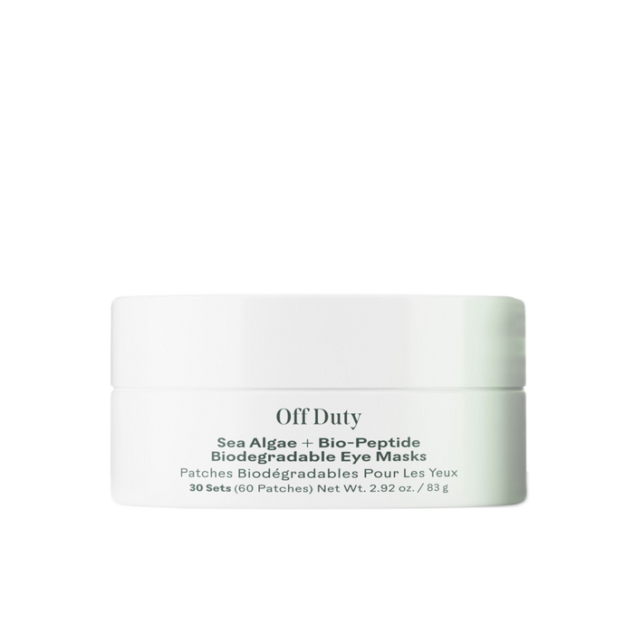 OffDuty™ Sea Algae + Bio-Peptide Smoothing Biodegradable Eye Masks