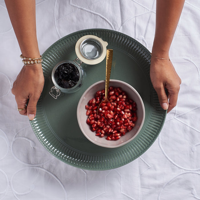 Olive Round Tray