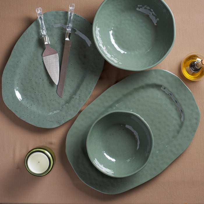 Olive Stone Large Serving Platter