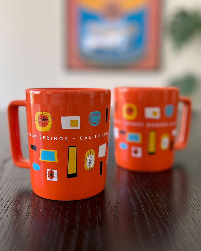 Palm Springs Atomic 14 oz mug - Orange - Destination PSP
