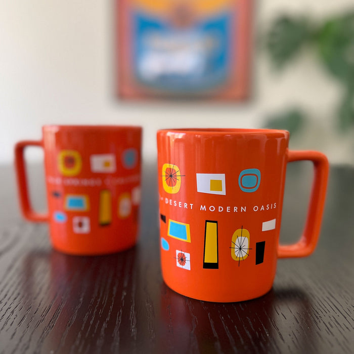 Palm Springs Atomic 14 oz mug - Orange - Destination PSP