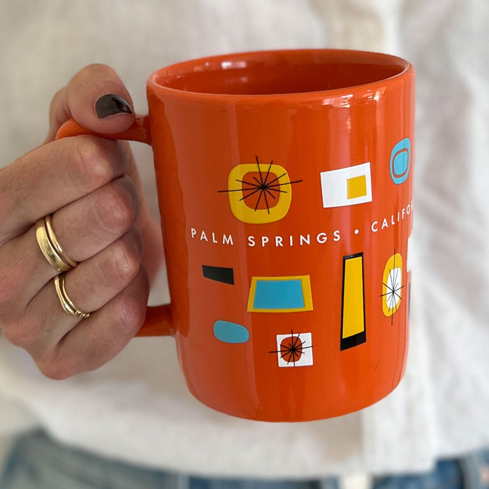 Palm Springs Atomic 14 oz mug - Orange - Destination PSP