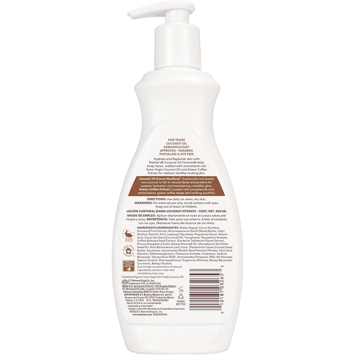 Palmer's Coconut Oil Formula Body Lotion - 400ml (13.5 fl oz), Lotions & Moisturizers
