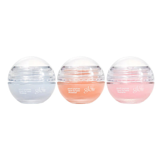 Glow Peach Peptide Repair Lip Balm Nudie Glow Australia