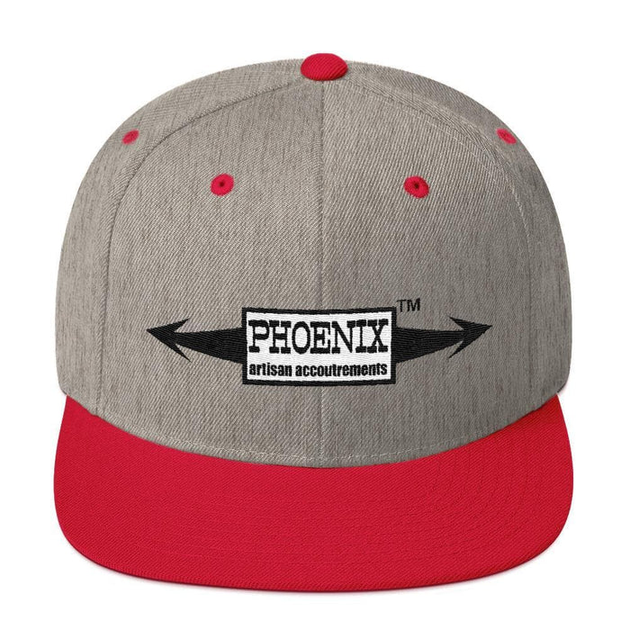 Heather Grey/ Red