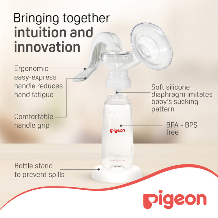Pigeon Manual Breast Pump - 1  Portable Set, Manual Breast Pumps