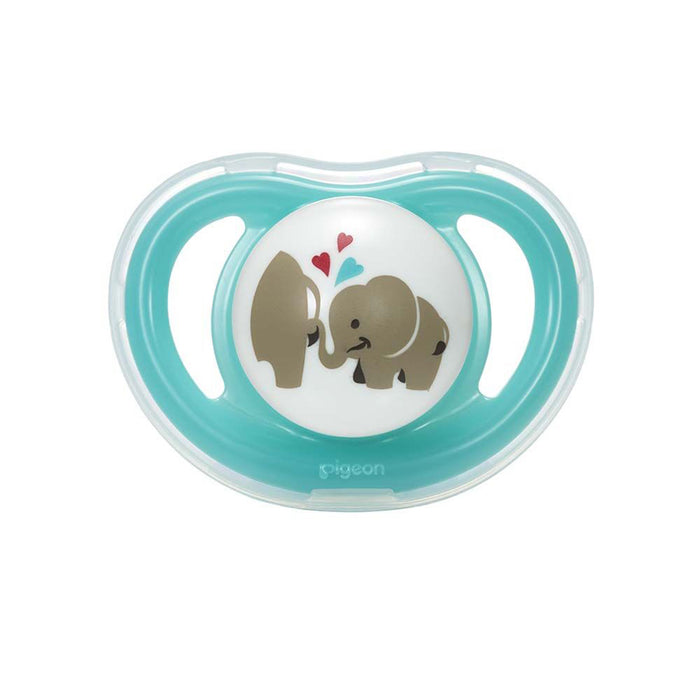 Pigeon MiniLight Pacifier Twin Pack - Size M (Girl), Pacifiers