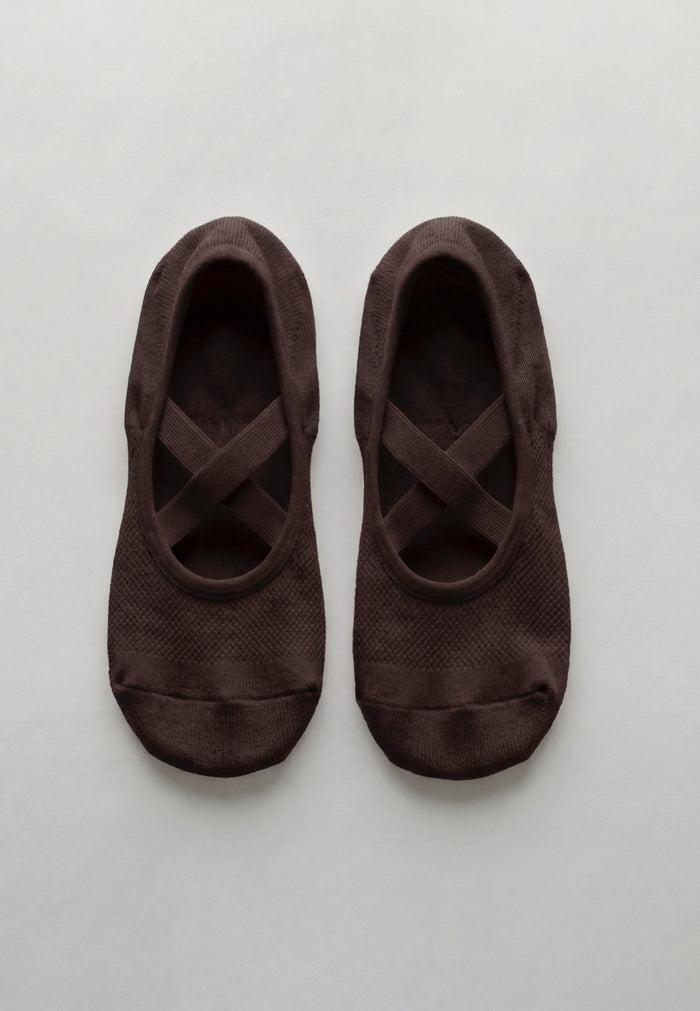 Pilates Grip Socks Espresso