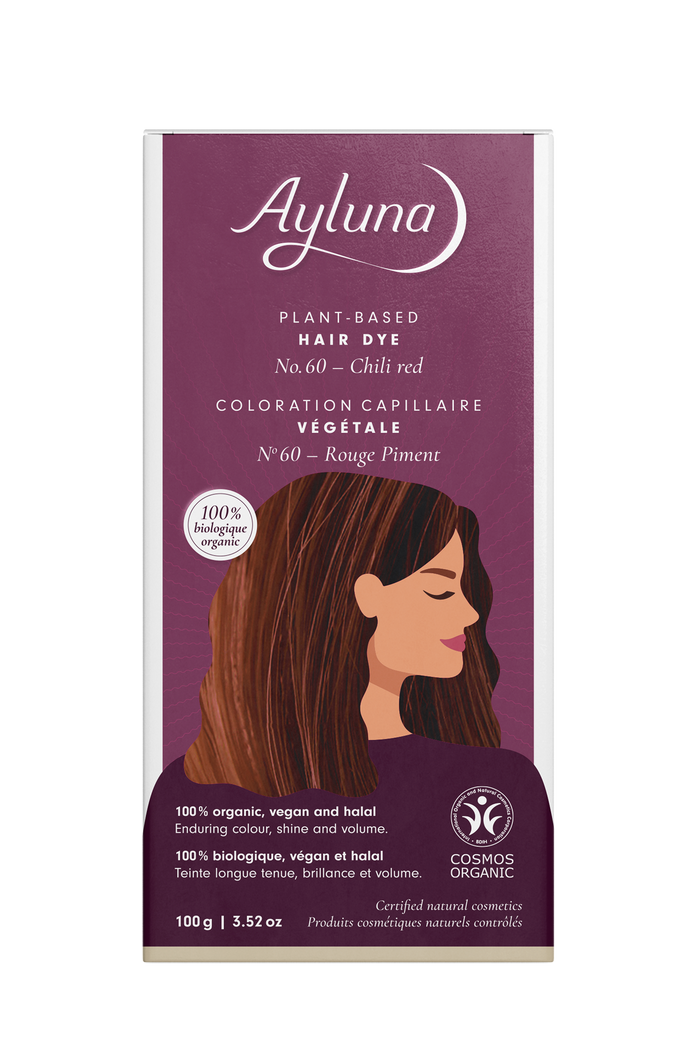PLANT-BASED HAIR DYE NO. 60, CHILI RED