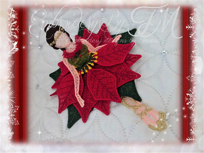 Poinsettia doll / two sizes