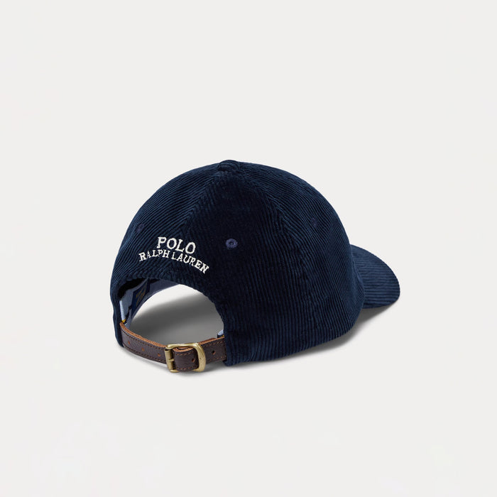 Polo Ralph Lauren CORDUROY CAP, Aviator Navy