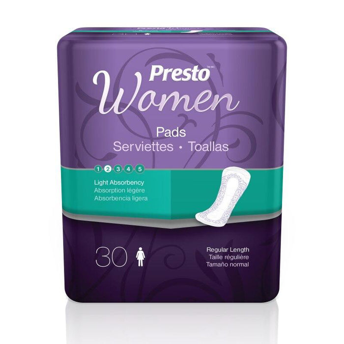 Presto Pads for Women, Light - BCP11100-Pack - LL Medico