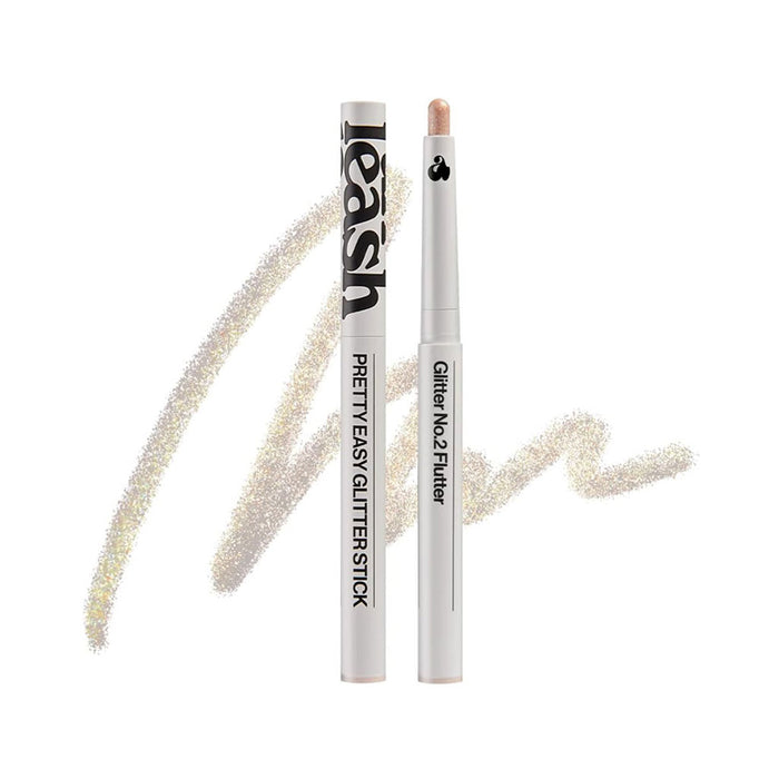 Unleashia Pretty Easy Glitter Stick NO 2 FLUTTER Nudie Glow Australia