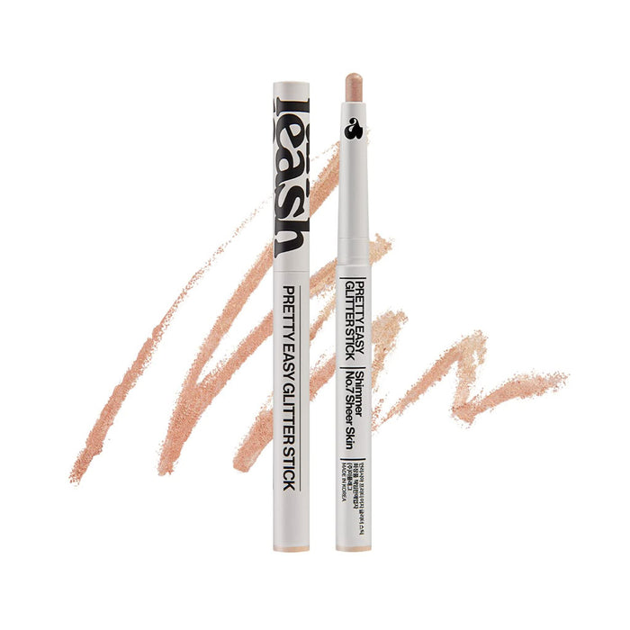 Unleashia Pretty Easy Glitter Stick NO 7 SHEER SKIN Nudie Glow Australia