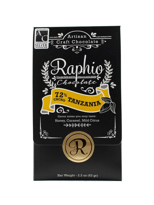 RAPHIO 72% Tanzania Dark Chocolate