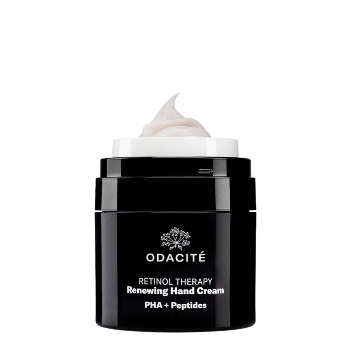 Odacite-Retinol Therapy Renewing Hand Cream-Body-RetinolTherapy_RenewingHandCream_JarTexture-The Detox Market |