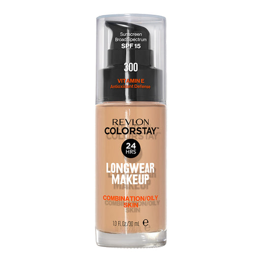 Revlon ColorStay Longwear Makeup Combination/Oily SPF15 30ml in shade 300 GOLDEN BEIGE - matte, breathable foundation for up to 24H wear