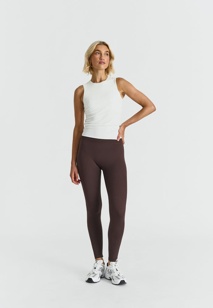 Ribbed Modal Tank Top Off White