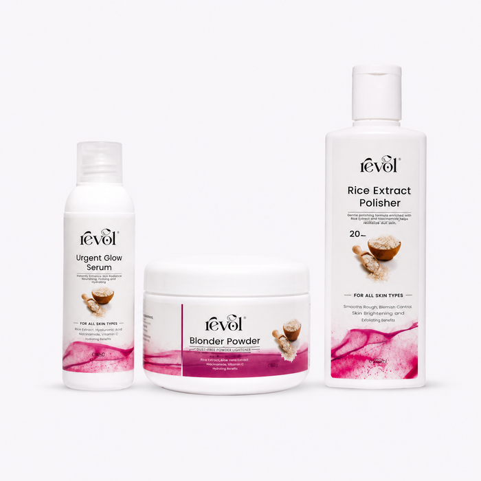 Rice Extract Polisher with Urgent Glow Serum