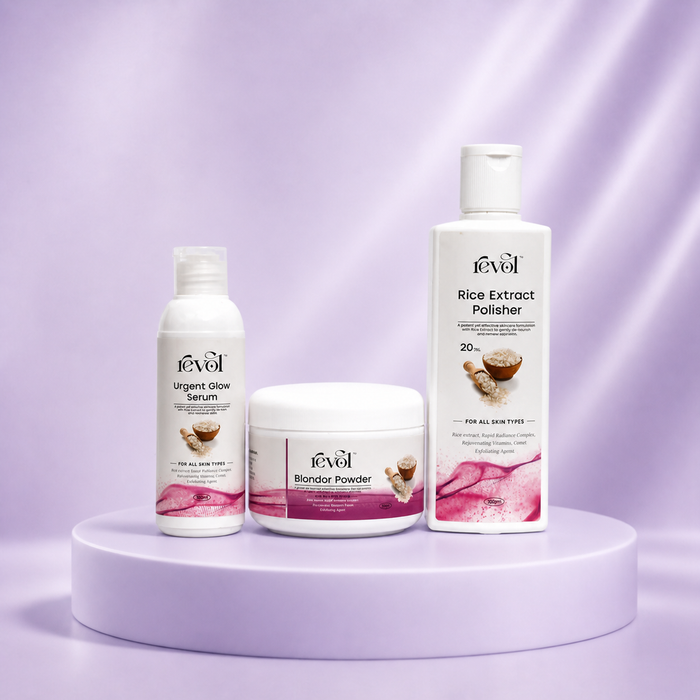 Rice Extract Polisher with Urgent Glow Serum