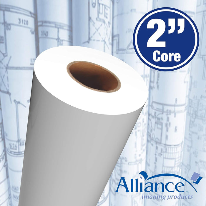 Rollo de papel bond Alliance de 42 pulgadas para plotter